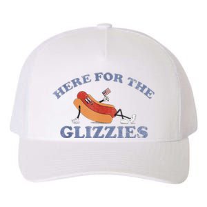 Here For The Glizzies 4th Of July 2024 Yupoong Adult 5-Panel Trucker Hat