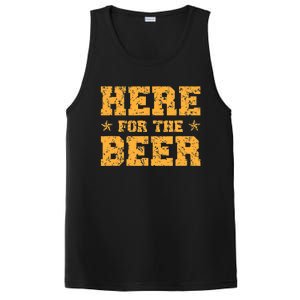 Here For The Beer Funny Party Outfit Costume Idea PosiCharge Competitor Tank