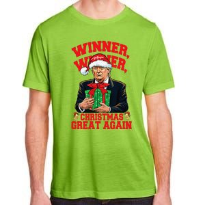 Humor Funny Trump Winner Winner Christmas Great Again Adult ChromaSoft Performance T-Shirt