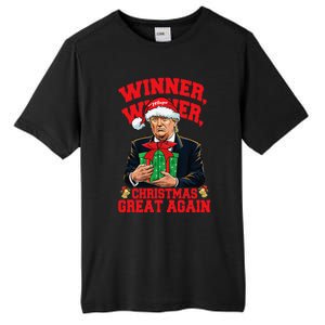 Humor Funny Trump Winner Winner Christmas Great Again Tall Fusion ChromaSoft Performance T-Shirt