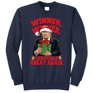 Humor Funny Trump Winner Winner Christmas Great Again Sweatshirt