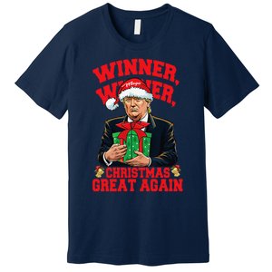 Humor Funny Trump Winner Winner Christmas Great Again Premium T-Shirt