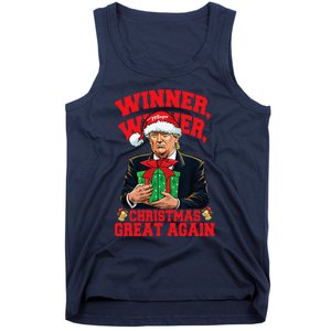 Humor Funny Trump Winner Winner Christmas Great Again Tank Top