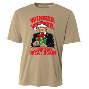 Humor Funny Trump Winner Winner Christmas Great Again Cooling Performance Crew T-Shirt