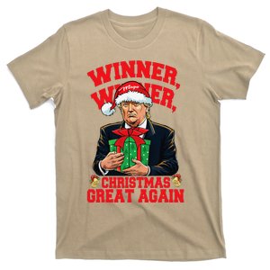 Humor Funny Trump Winner Winner Christmas Great Again T-Shirt