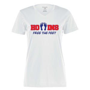 Hollins Free The Feet Women's Momentum V-Neck T-Shirt