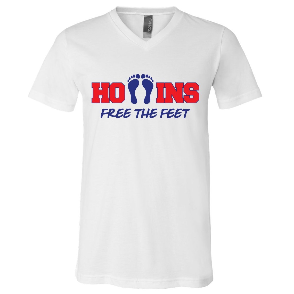 Hollins Free The Feet V-Neck T-Shirt