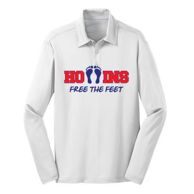 Hollins Free The Feet Silk Touch Performance Long Sleeve Polo