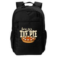 Here For The Pie Thanksgiving Holiday Backpack