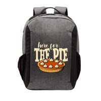 Here For The Pie Thanksgiving Holiday Vector Backpack