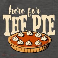 Here For The Pie Thanksgiving Holiday Vector Backpack
