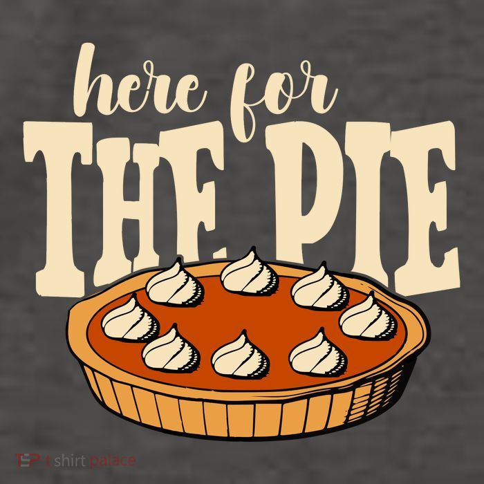 Here For The Pie Thanksgiving Holiday Vector Backpack