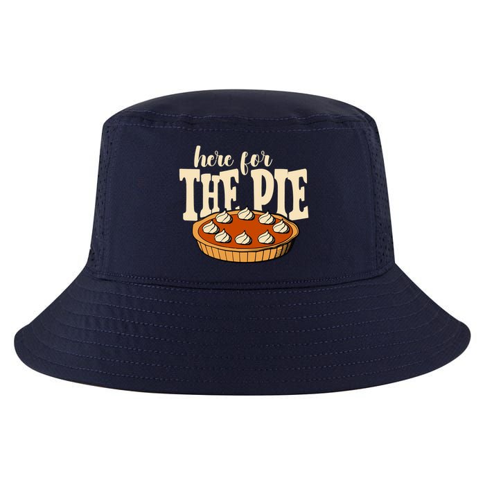 Here For The Pie Thanksgiving Holiday Cool Comfort Performance Bucket Hat