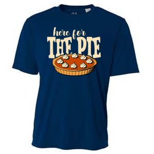 Here For The Pie Thanksgiving Holiday Cooling Performance Crew T-Shirt