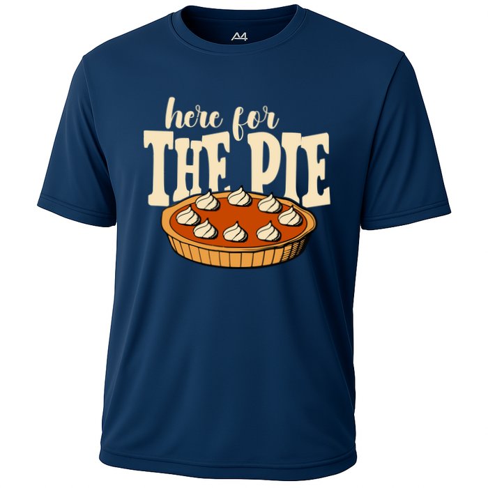 Here For The Pie Thanksgiving Holiday Cooling Performance Crew T-Shirt