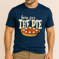 Here For The Pie Thanksgiving Holiday Cooling Performance Crew T-Shirt