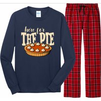 Here For The Pie Thanksgiving Holiday Long Sleeve Pajama Set