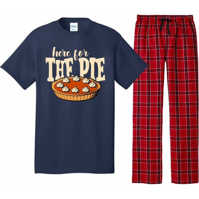 Here For The Pie Thanksgiving Holiday Pajama Set