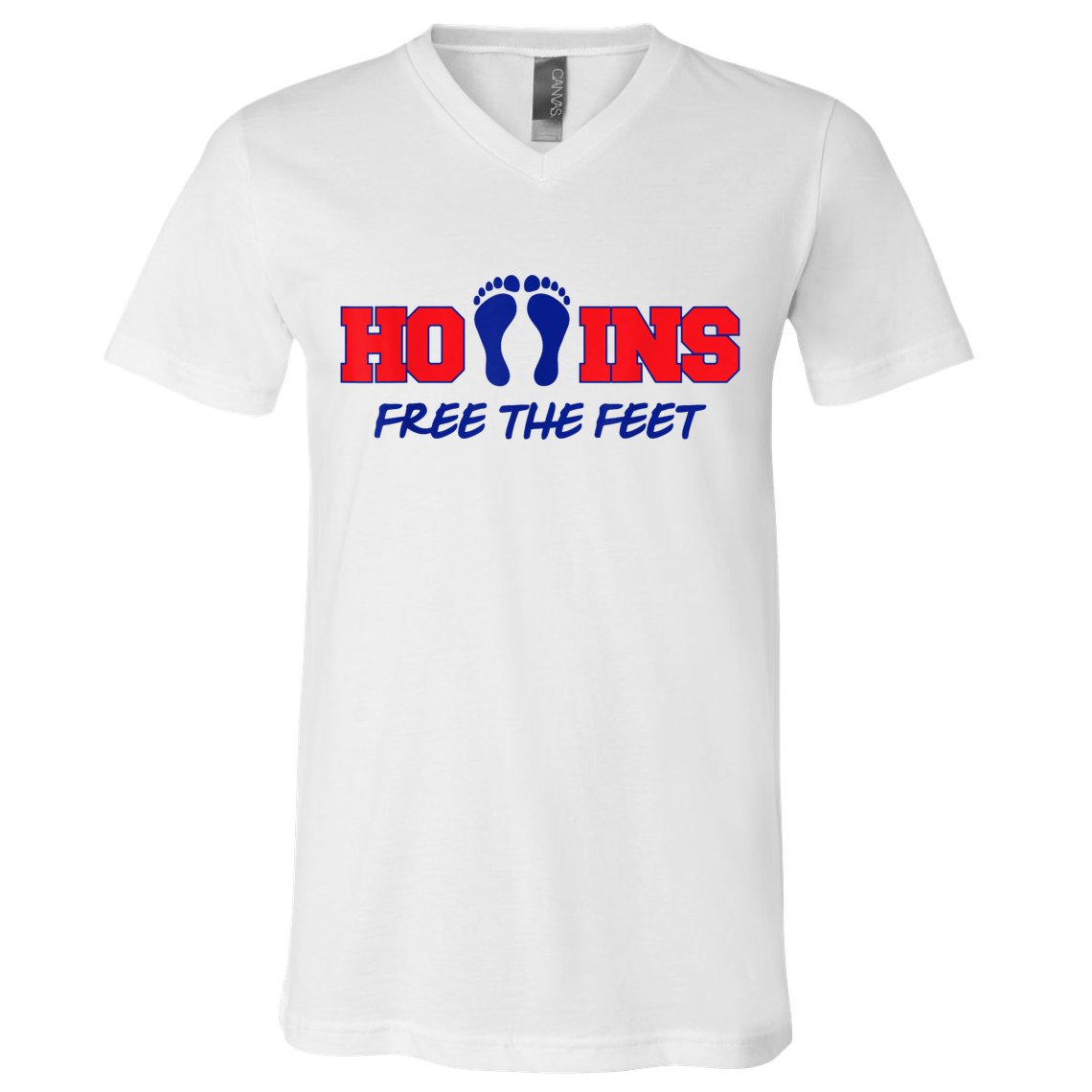 Hollins Free The Feet V-Neck T-Shirt