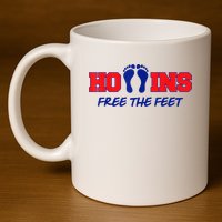 Hollins Free The Feet 11oz C Handle Ceramic Mug