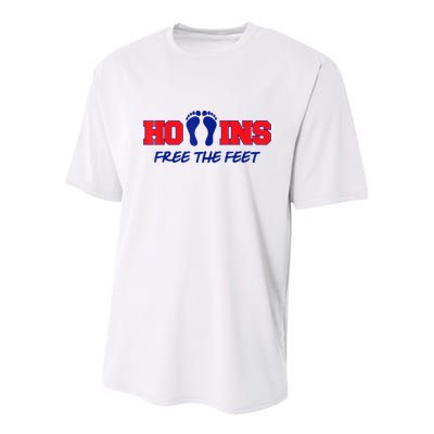 Hollins Free The Feet Youth Performance Sprint T-Shirt
