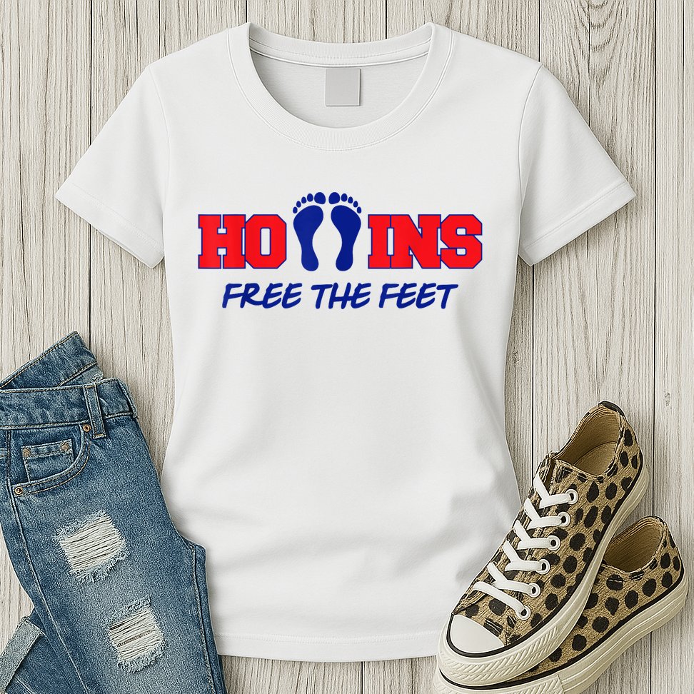 Hollins Free The Feet Womens T-Shirt