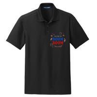 Here For The Boom Boom 4th Of July Fireworks Independence Dry Zone Grid Polo