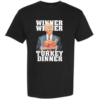 Humor Funny Trump Winner Winner Turkey Dinner Thanksgiving Garment-Dyed Heavyweight T-Shirt