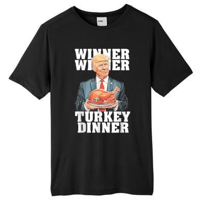 Humor Funny Trump Winner Winner Turkey Dinner Thanksgiving Tall Fusion ChromaSoft Performance T-Shirt