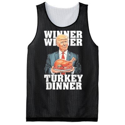 Humor Funny Trump Winner Winner Turkey Dinner Thanksgiving Mesh Reversible Basketball Jersey Tank