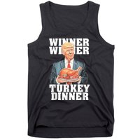 Humor Funny Trump Winner Winner Turkey Dinner Thanksgiving Tank Top