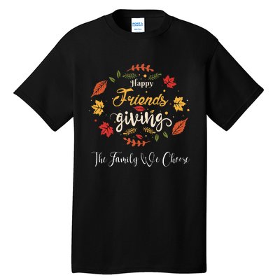 Happy Friendsgiving Turkey Friends Giving Tall T-Shirt