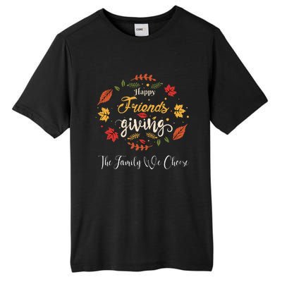 Happy Friendsgiving Turkey Friends Giving Tall Fusion ChromaSoft Performance T-Shirt