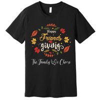 Happy Friendsgiving Turkey Friends Giving Premium T-Shirt