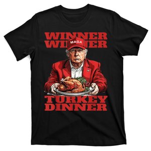 Humor Funny Trump Winner Winner Turkey Dinner Thanksgiving T-Shirt