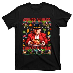 Humor Funny Trump Winner Winner Turkey Dinner Thanksgiving T-Shirt