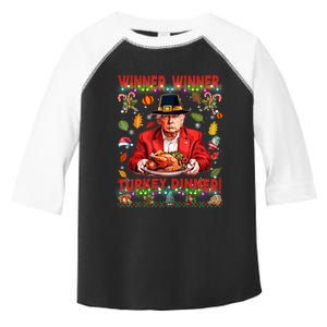 Humor Funny Trump Winner Winner Turkey Dinner Thanksgiving Toddler Fine Jersey T-Shirt