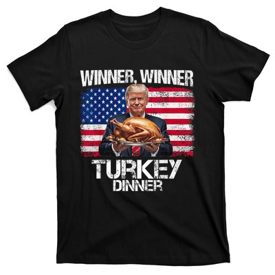 Humor Funny Trump Winner Winner Turkey Dinner Thanksgiving T-Shirt