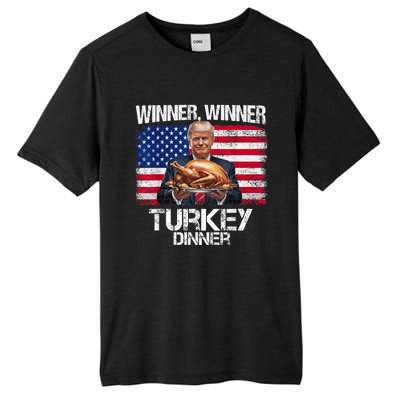 Humor Funny Trump Winner Winner Turkey Dinner Thanksgiving Tall Fusion ChromaSoft Performance T-Shirt