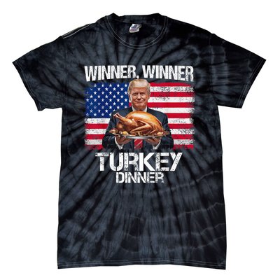 Humor Funny Trump Winner Winner Turkey Dinner Thanksgiving Tie-Dye T-Shirt