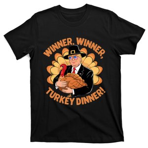 Humor Funny Trump Winner Winner Turkey Dinner Thanksgiving T-Shirt