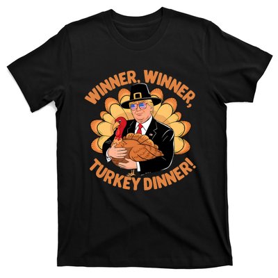 Humor Funny Trump Winner Winner Turkey Dinner Thanksgiving T-Shirt