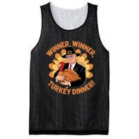 Humor Funny Trump Winner Winner Turkey Dinner Thanksgiving Mesh Reversible Basketball Jersey Tank