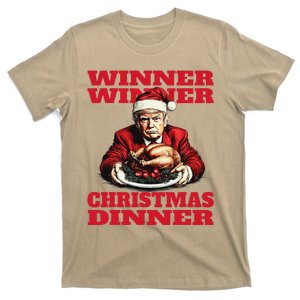 Humor Funny Trump Winner Winner Christmas Dinner T-Shirt