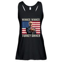 Humor Funny Trump Winner Winner Turkey Dinner Thanksgiving Ladies Essential Flowy Tank