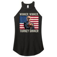 Humor Funny Trump Winner Winner Turkey Dinner Thanksgiving Women's Perfect Tri Rocker Tank