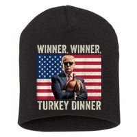 Humor Funny Trump Winner Winner Turkey Dinner Thanksgiving Short Acrylic Beanie