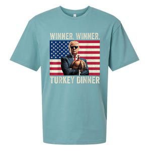 Humor Funny Trump Winner Winner Turkey Dinner Thanksgiving Sueded Cloud Jersey T-Shirt