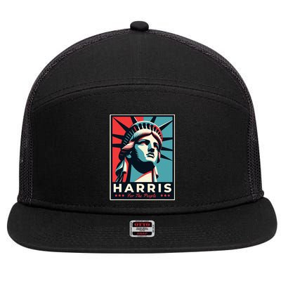 Haris For The People Design Standard Style 7 Panel Mesh Trucker Snapback Hat