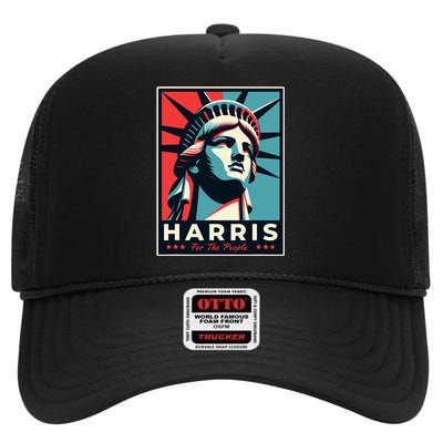 Haris For The People Design Standard Style High Crown Mesh Back Trucker Hat